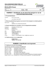 Frankosil primer PR110 - SDS
